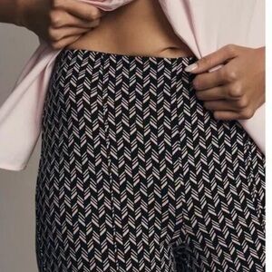 Maeve by Anthropologie-Pink and Black Cropped